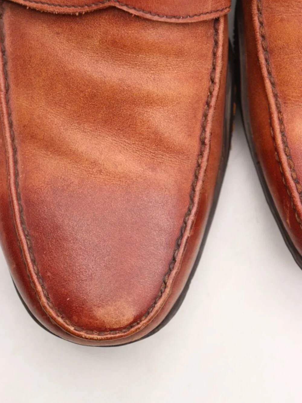 Salvatore Ferragamo Men's Size EU 41 Brown Leather Loafer Slip On Shoes